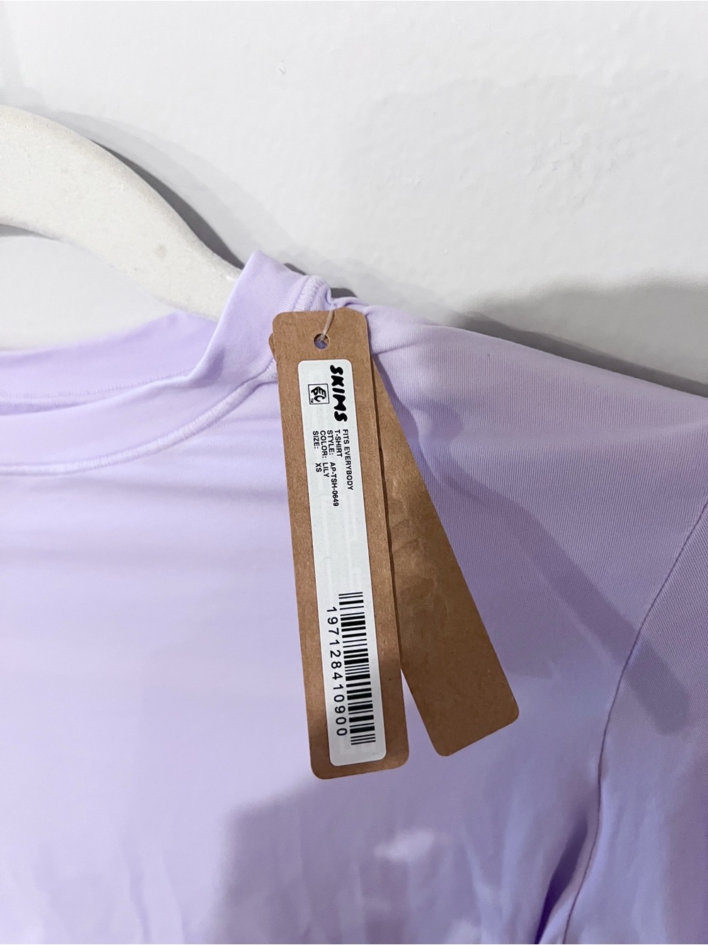 Skims Fits Everybody Short Sleeve Tee Sugar Plum Purple - Picture 6 of 9